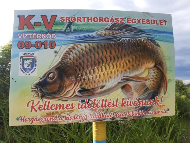 K-V. víztározó tápláló csatorna