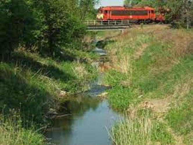 Gerence patak Csót község vasúti hídtól a Marcalba torkolásig