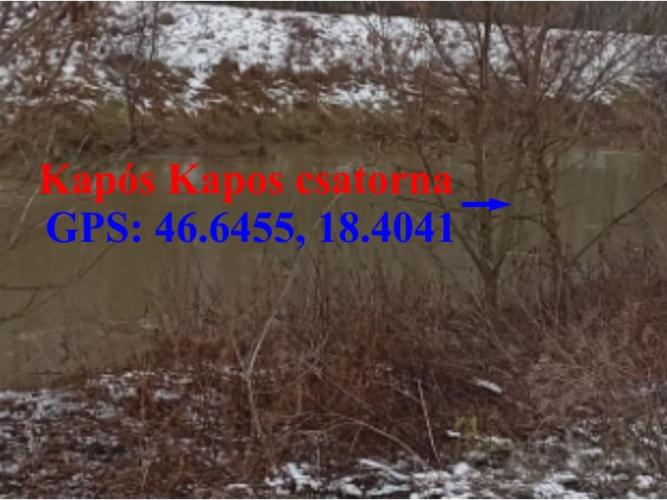 Kapos csatorna Regöly déli határtól a Méhes patak betorkolásáig